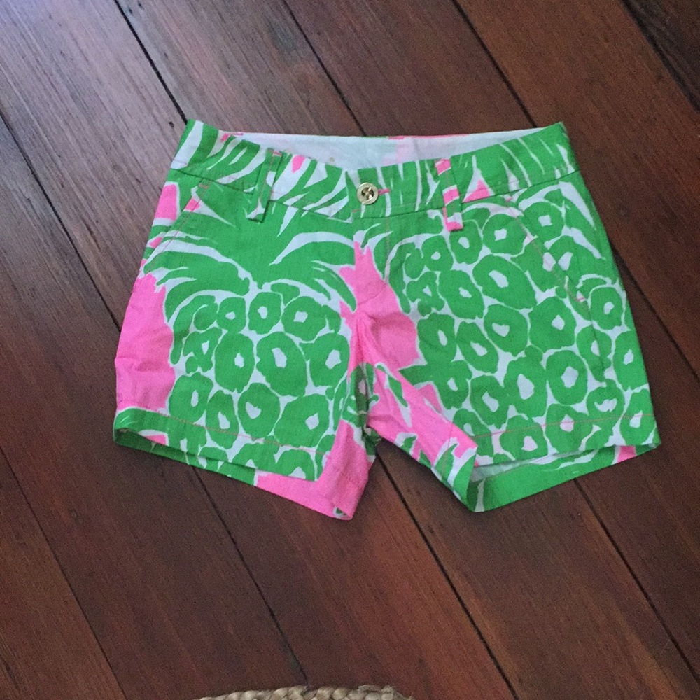 Lilly Pulitzer pineapple shorts